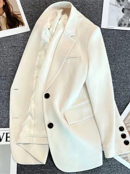 Blazer Feminino Branco - IA De Ofertas