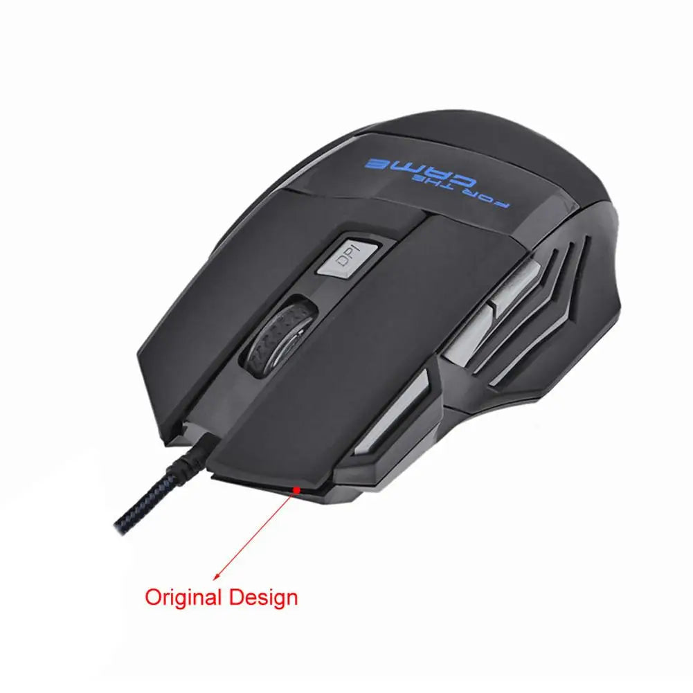 Mouse Gamer FierceGlide RGB: Domine o Jogo com Estilo e Precisão - IA De Ofertas