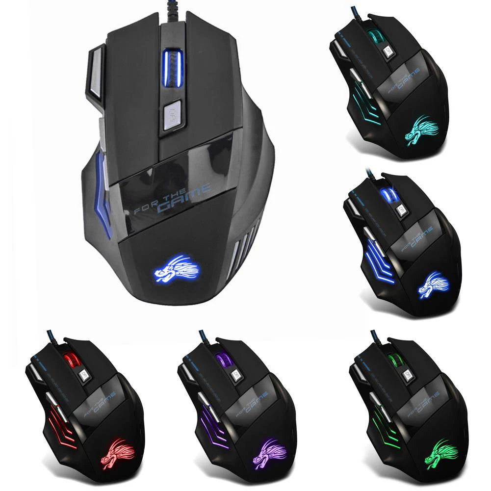 Mouse Gamer FierceGlide RGB: Domine o Jogo com Estilo e Precisão - IA De Ofertas