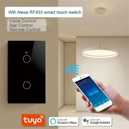 Interruptor Inteligente WiFi Touch Tuya Life: Controle sua Iluminação com Conveniência e Estilo - IA De Ofertas