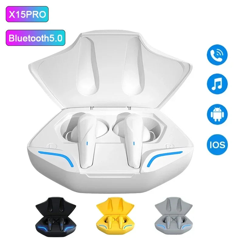 Fone de Ouvido Bluetooth X15pro: Liberdade e Qualidade Sonora Sem Fios - IA De Ofertas