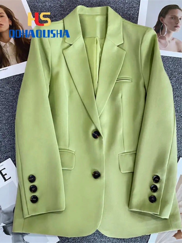 Blazer Feminino Verde - IA De Ofertas