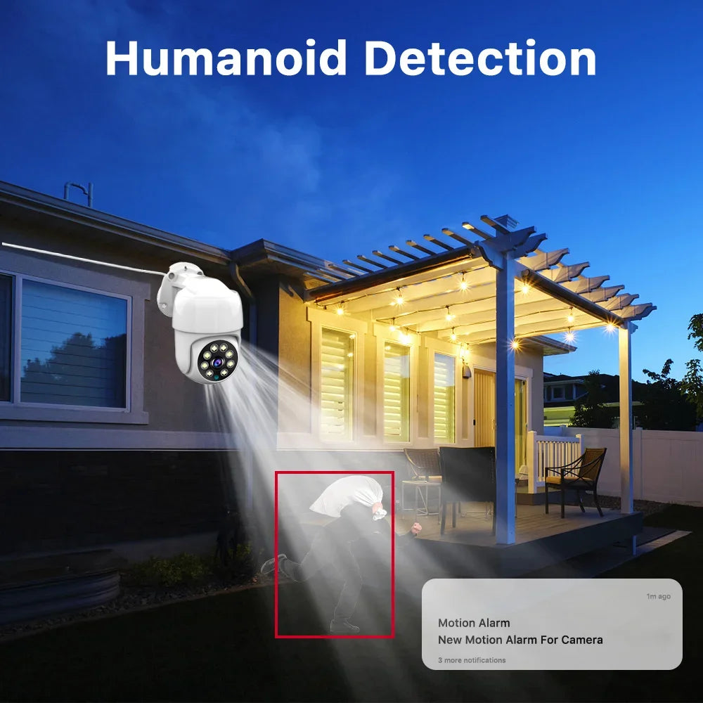 Kit de Câmera de Segurança com Detecção de Movimento e Inteligência Artificial para Detecção Humana: Proteção Avançada para seu Espaço - IA De Ofertas