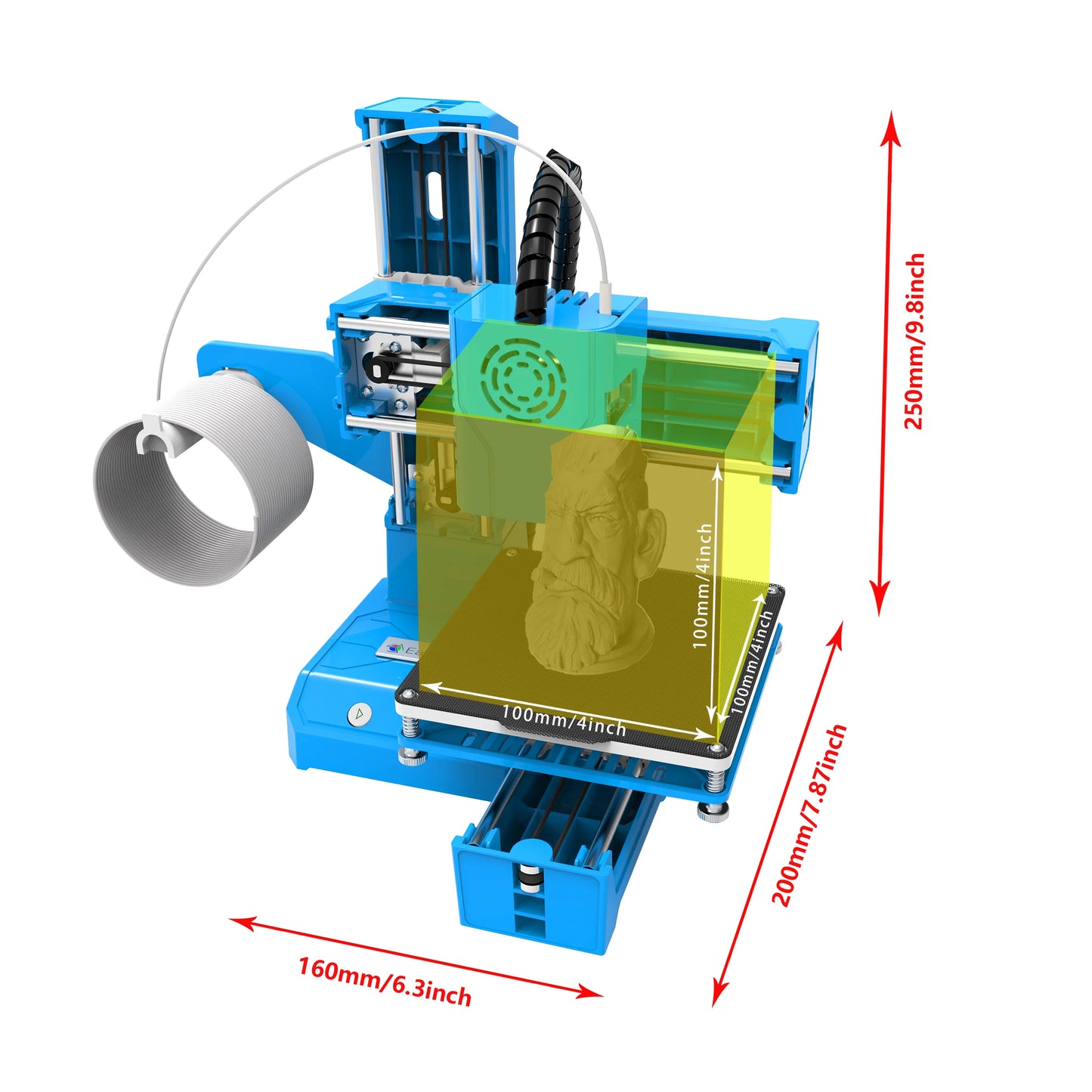 EasyThreed K9 Mini Impressora 3D - A Escolha Perfeita para Iniciantes - IA De Ofertas