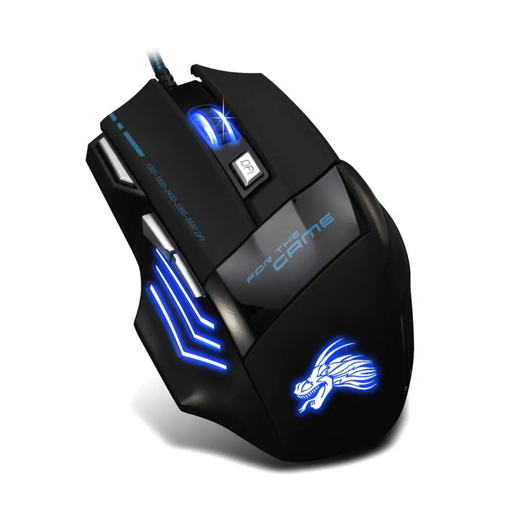 Mouse Gamer FierceGlide RGB: Domine o Jogo com Estilo e Precisão - IA De Ofertas