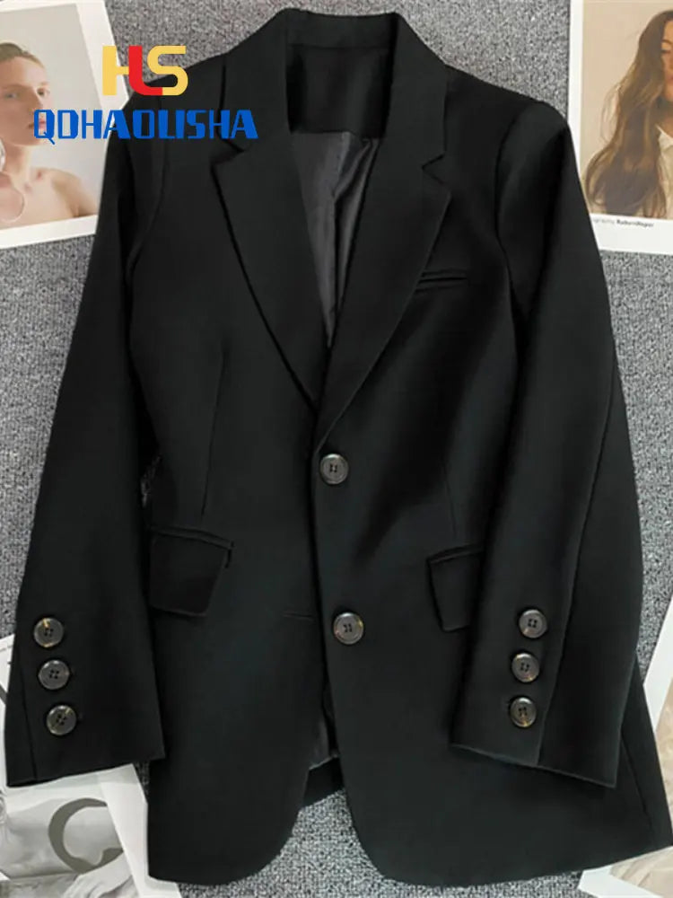 Blazer Feminino  Preto - IA De Ofertas