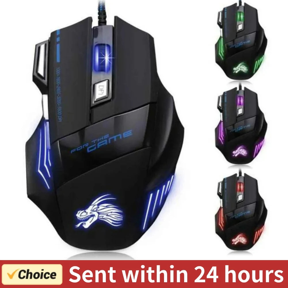 Mouse Gamer FierceGlide RGB: Domine o Jogo com Estilo e Precisão - IA De Ofertas