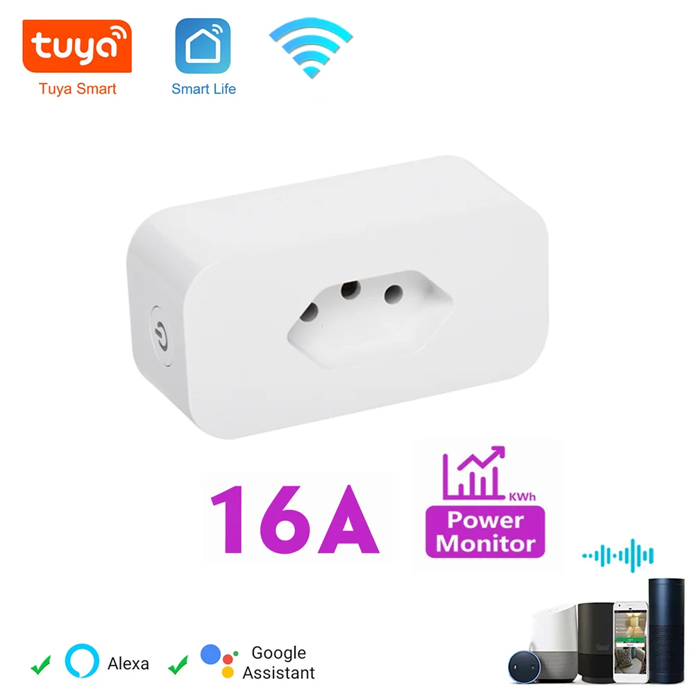 Tomada Inteligente WiFi 16A: Controle e Automação para sua Casa - IA De Ofertas