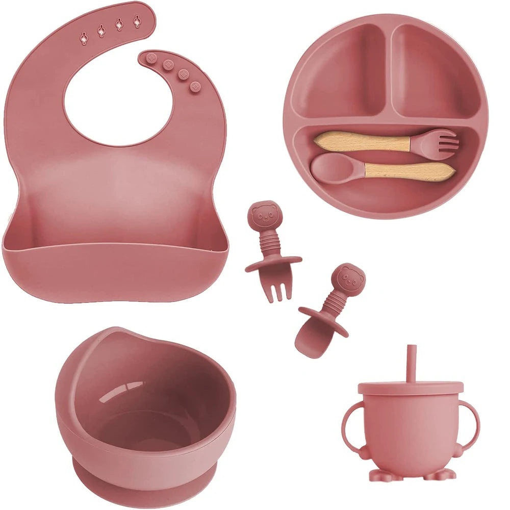 Conjunto de Louças Infantis de Silicone - IA De Ofertas