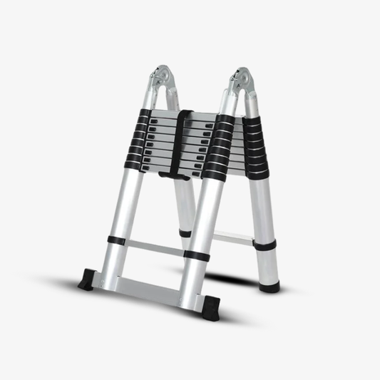 Escada Telescópica de Alumínio 1,4M: Versatilidade e Segurança em Cada Degrau - IA De Ofertas